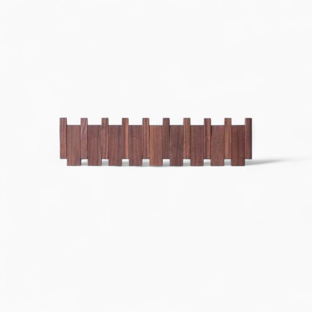 My Store Marron Porte Manteau Mural Grand Design bois foncé