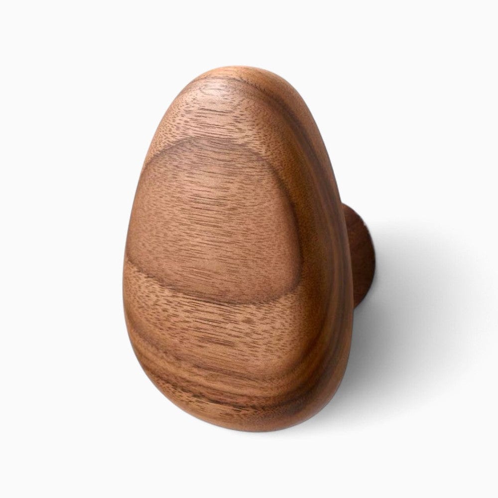 My Store Marron Porte Manteau Patere Ovale bois foncé