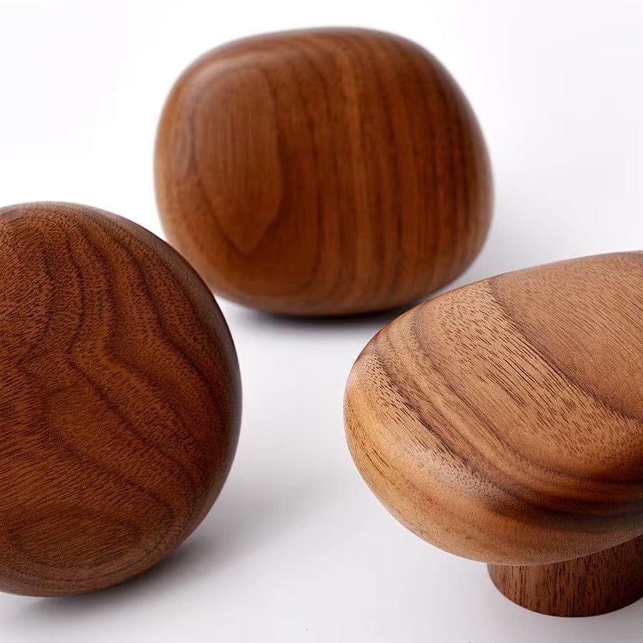 My Store Marron Porte Manteau Patere Rond bois foncé