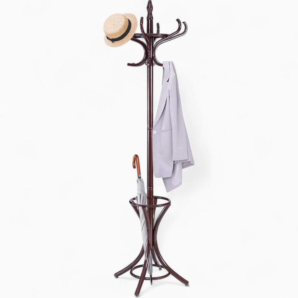 My Store Marron Porte Manteau Perroquet brun foncé