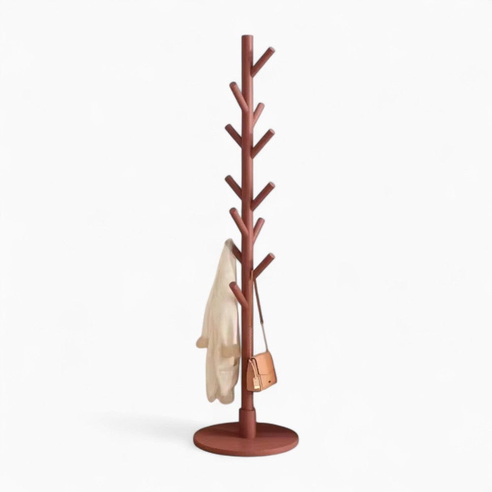 My Store Marron Porte Manteau sur Pied Arbre 12 Crochets bois foncé