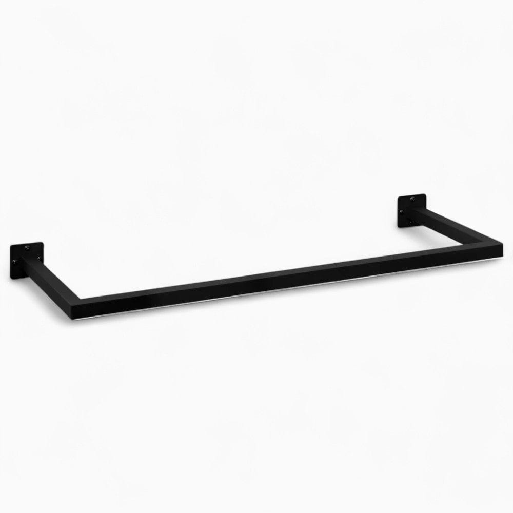 My Store Noir Barre Porte Manteau Mural