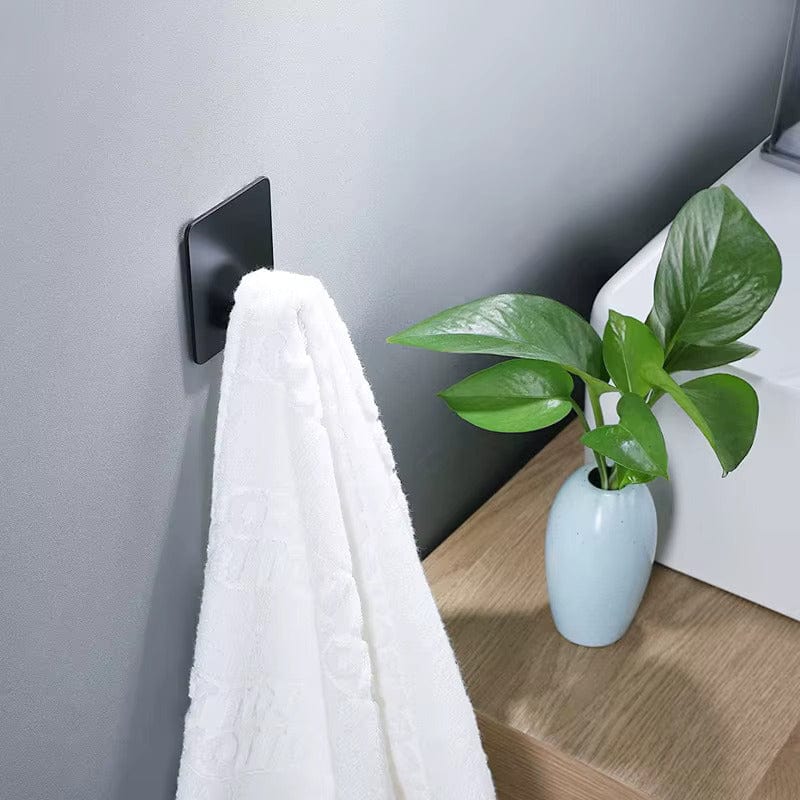 My Store Noir Crochet Porte Manteau salle de bain Noir