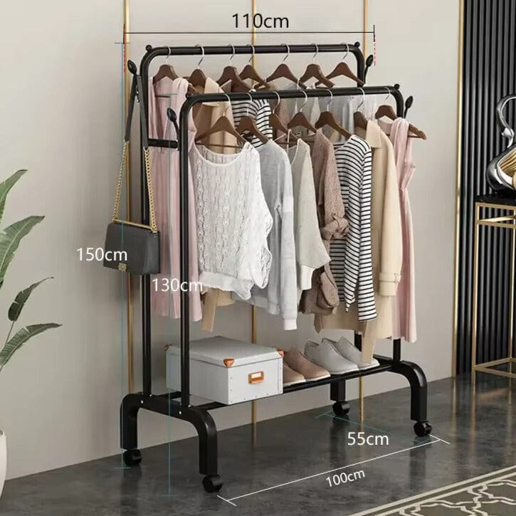 My Store Noir Porte Manteau Meuble Chaussure Dressing noir