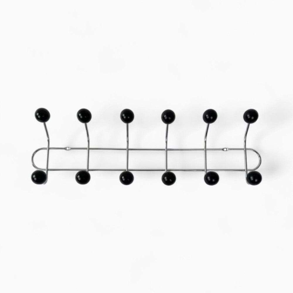 My Store Noir Porte Manteau Mural Entrée métal Grand Crochet noir