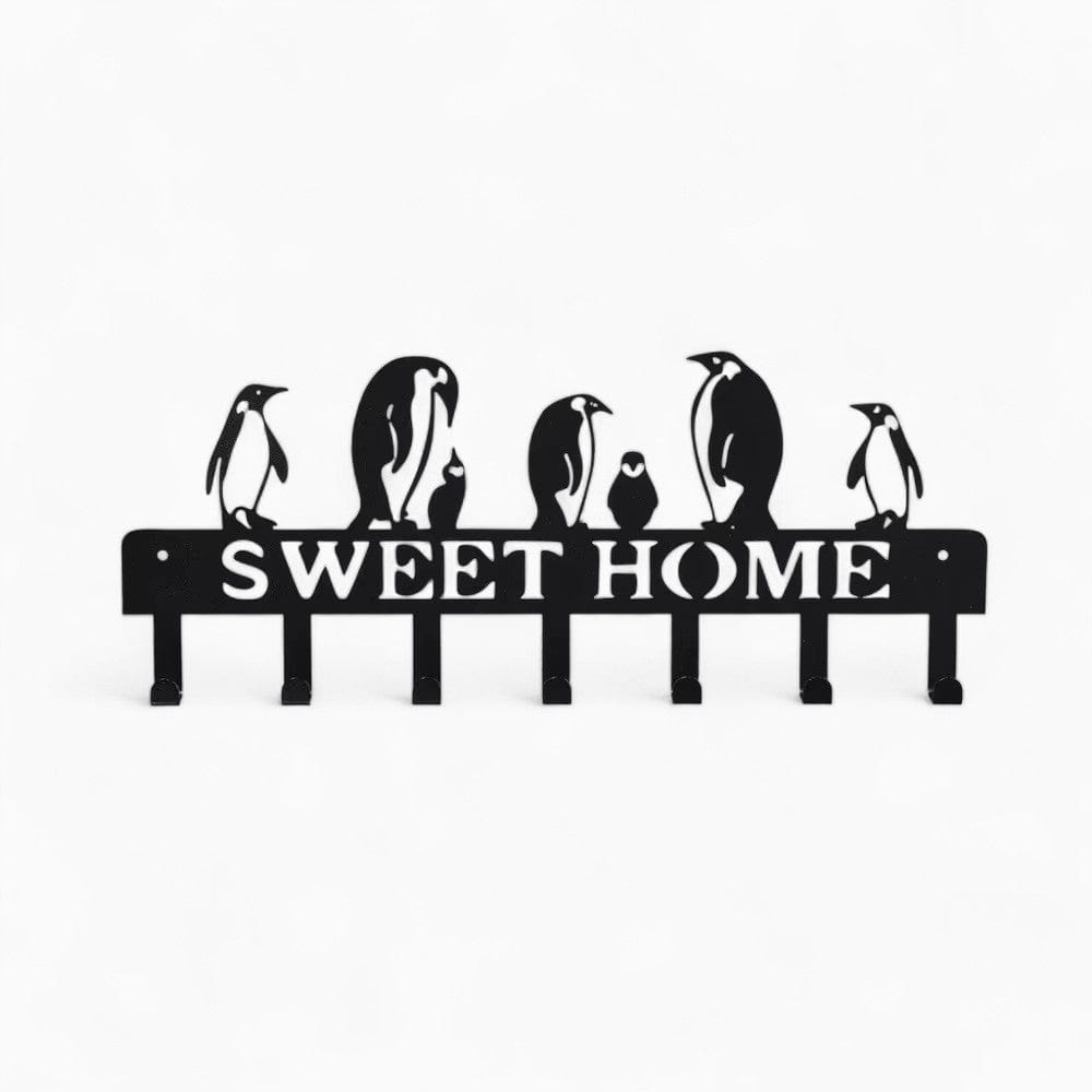 My Store Noir Porte Manteau Mural Sweet Home
