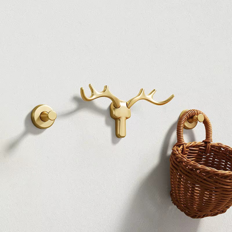 My Store Noir Porte Manteau Patere Cerf noir