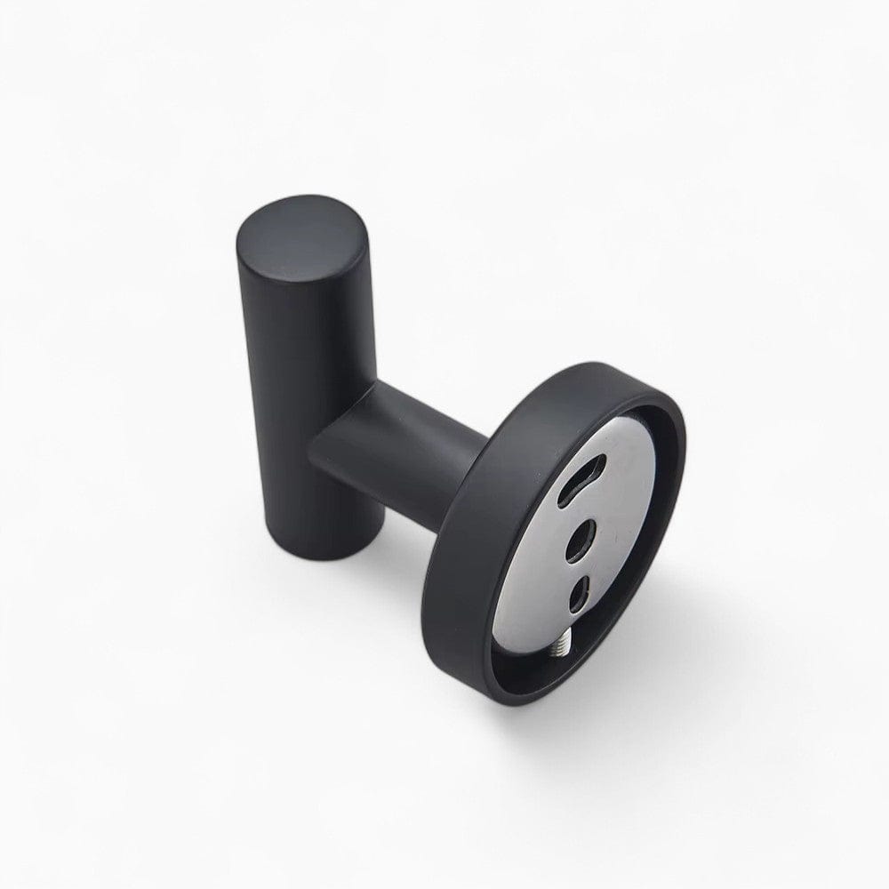 My Store Noir Porte Manteau salle de bain Crochet tuyau noir