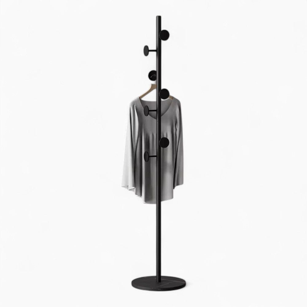 My Store Noir Porte Manteau sur Pied Champignon Noir