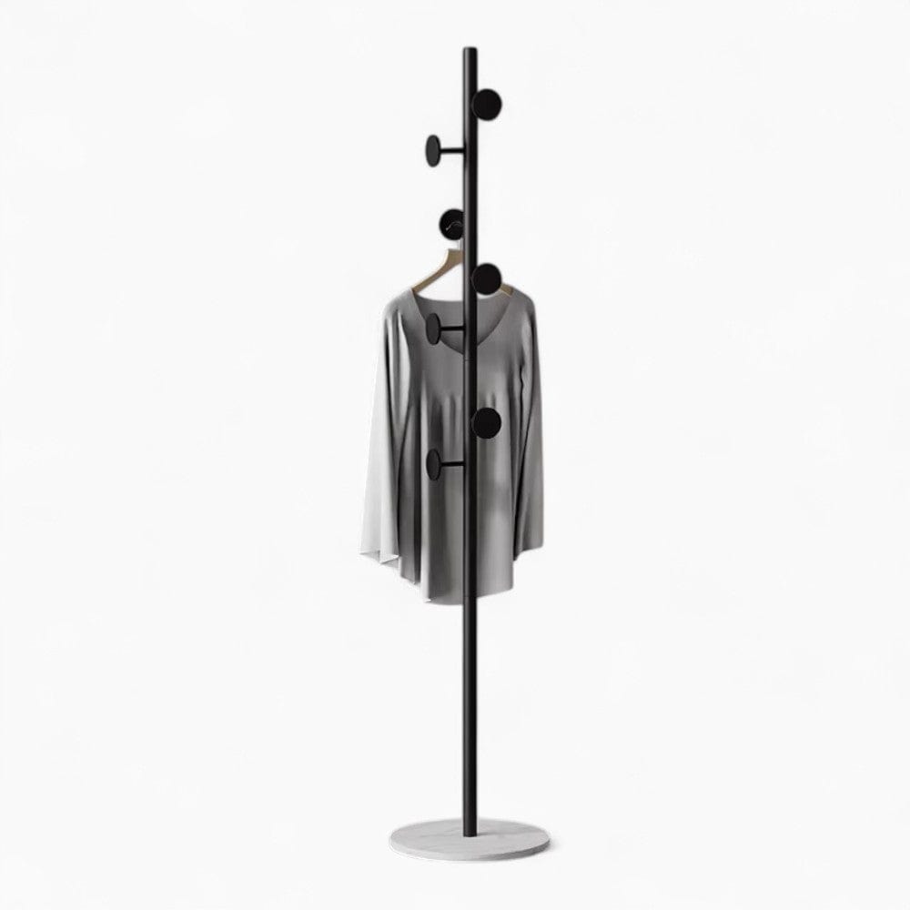 My Store Noir Porte Manteau sur Pied Champignon Noir/blanc
