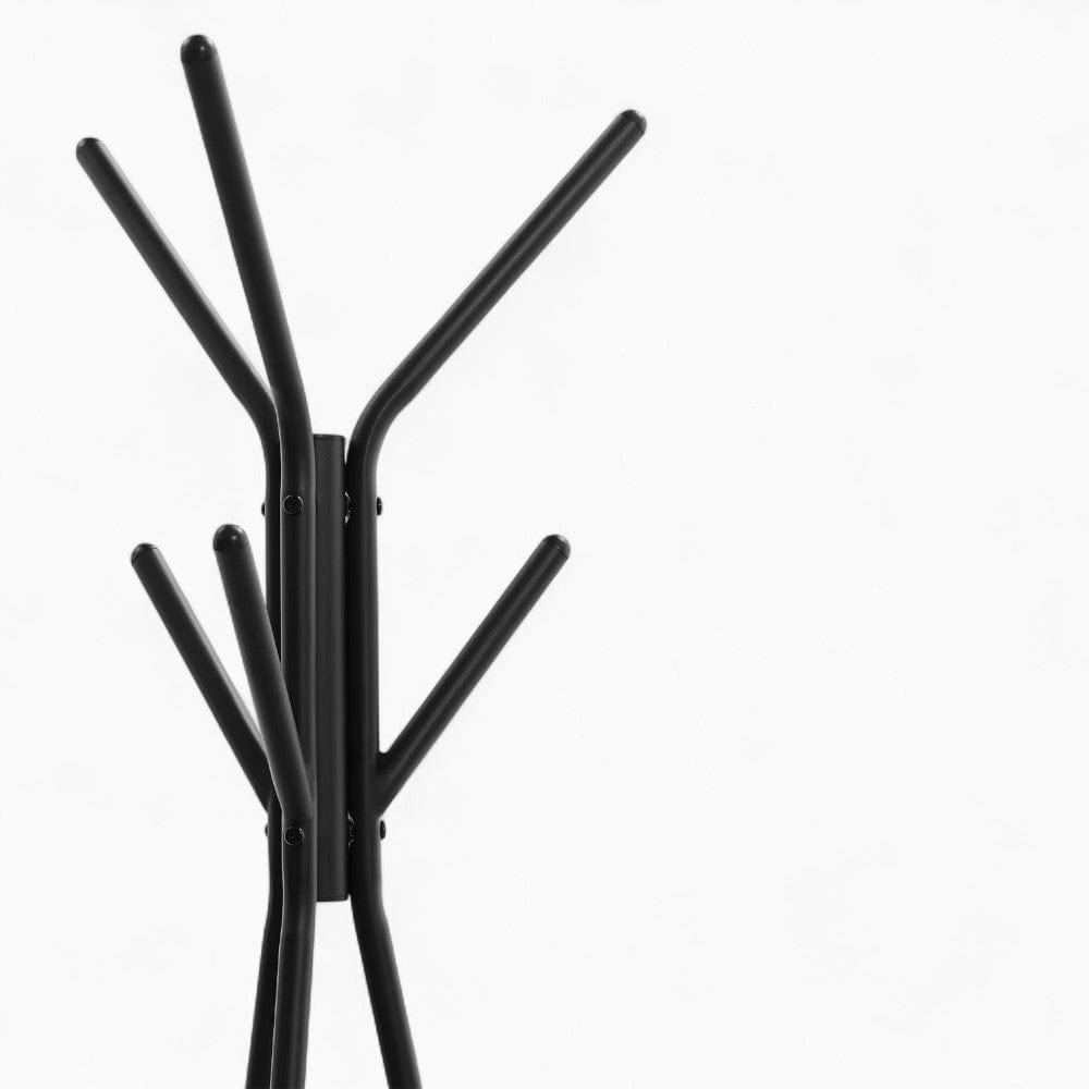 My Store Noir Porte Manteau sur Pied Triple Pied noir