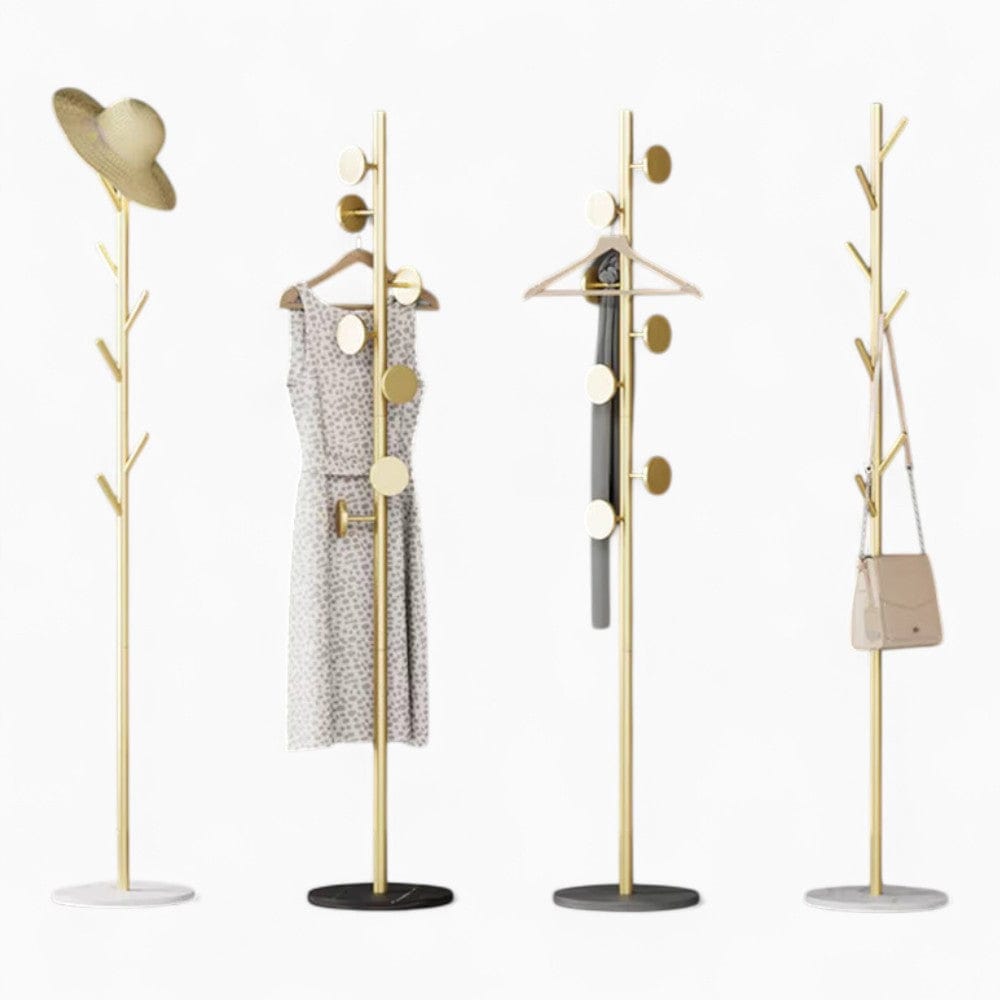 My Store Or Porte Manteau sur Pied Champignon Or/noir