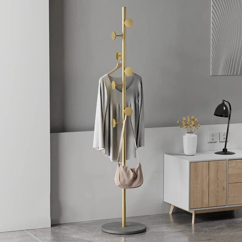 My Store Or Porte Manteau sur Pied Champignon Or/noir