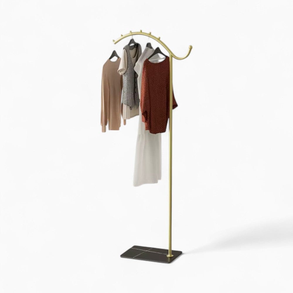 My Store Or Porte Manteau sur Pied - Vouté dorée/noir