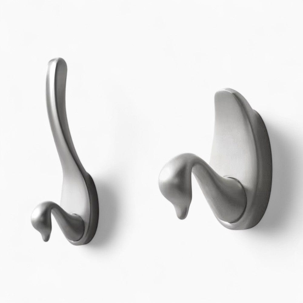 My Store Porte Manteau Patere - Cygne Gris clair