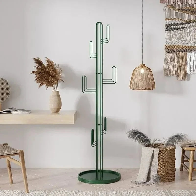 My Store Vert Porte Manteau sur Pied Cactus vert