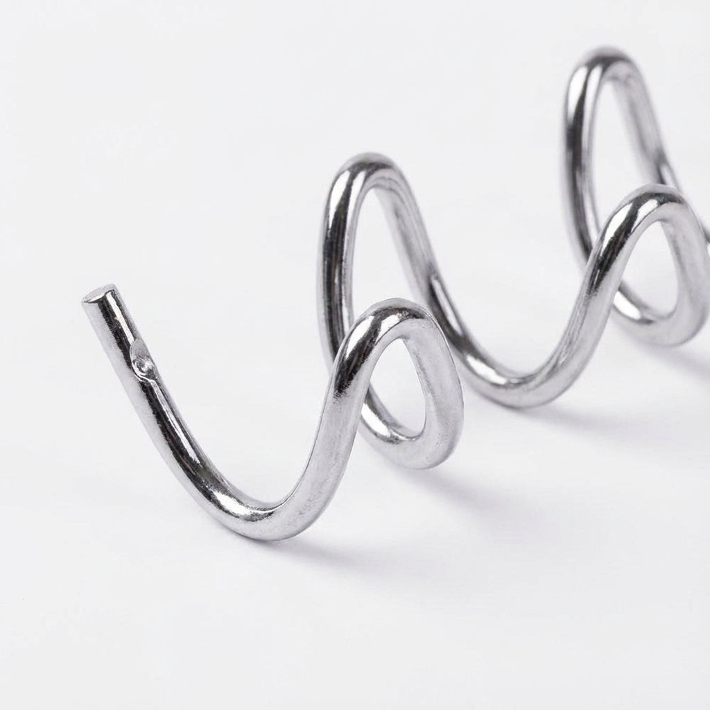 Porte Manteau design Vrille chrome