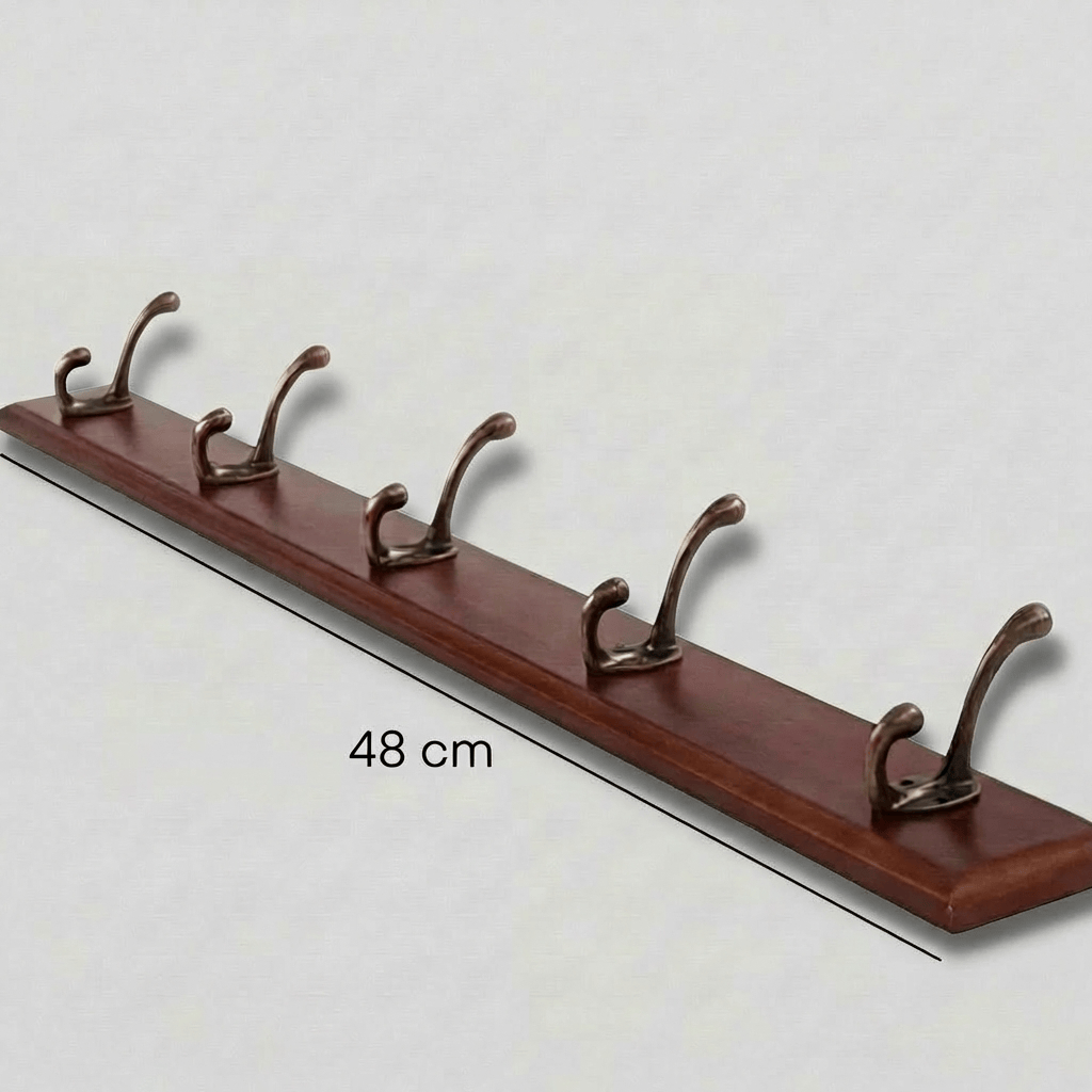 Porte Manteau entrée Ancien Grand Crochet bois