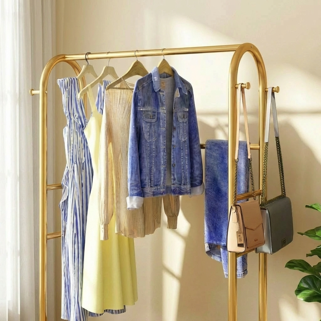 Porte Manteau Meuble Chaussure Petit Luxe or