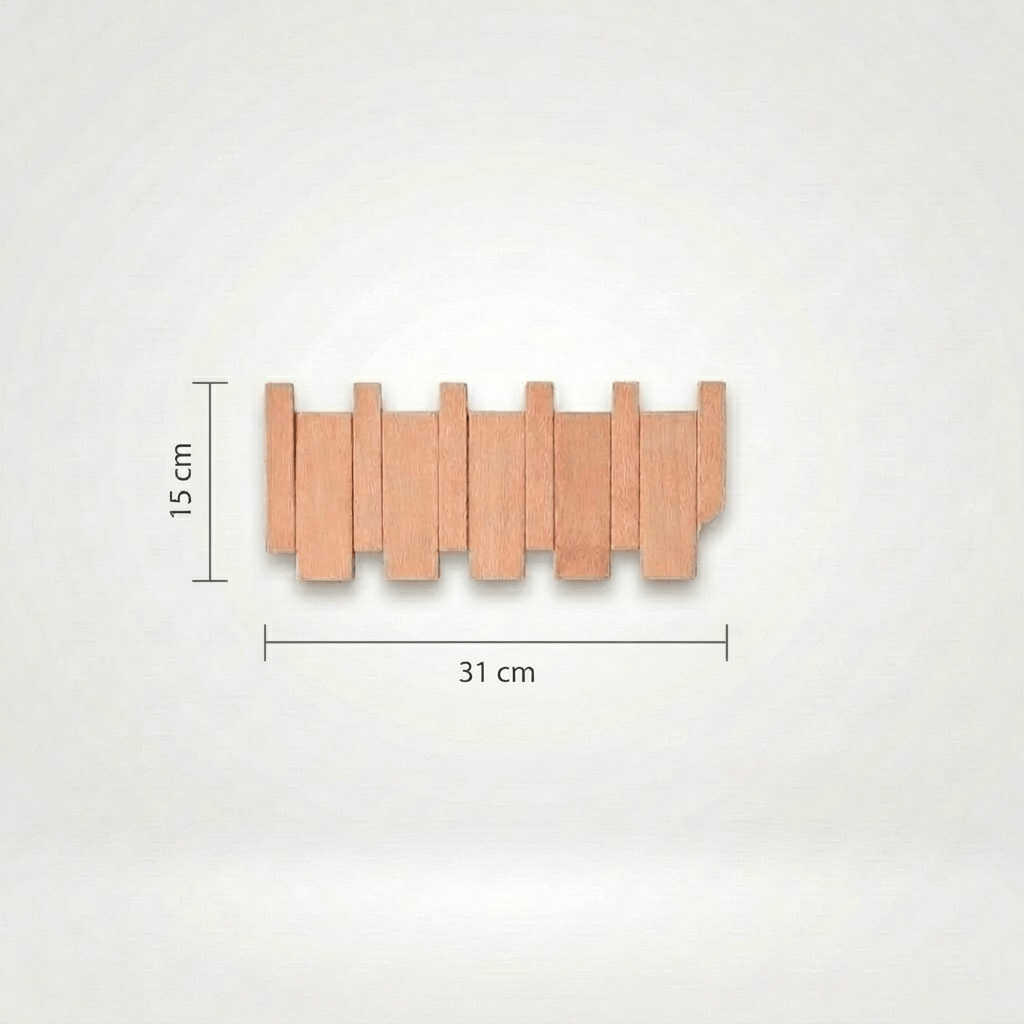 Porte Manteau Mural Design bois claire