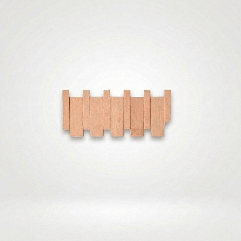 Porte Manteau Mural Design bois claire Image