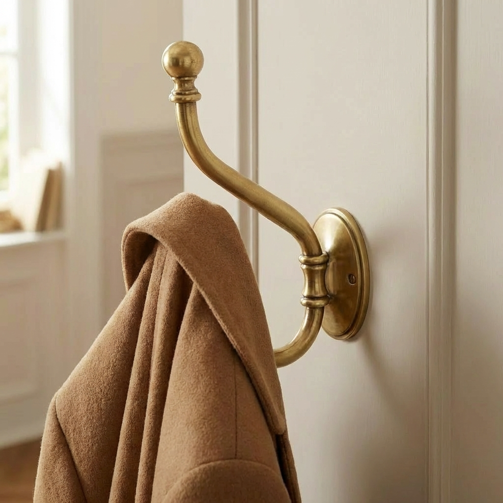 Porte Manteau Patere Crochet ancien or