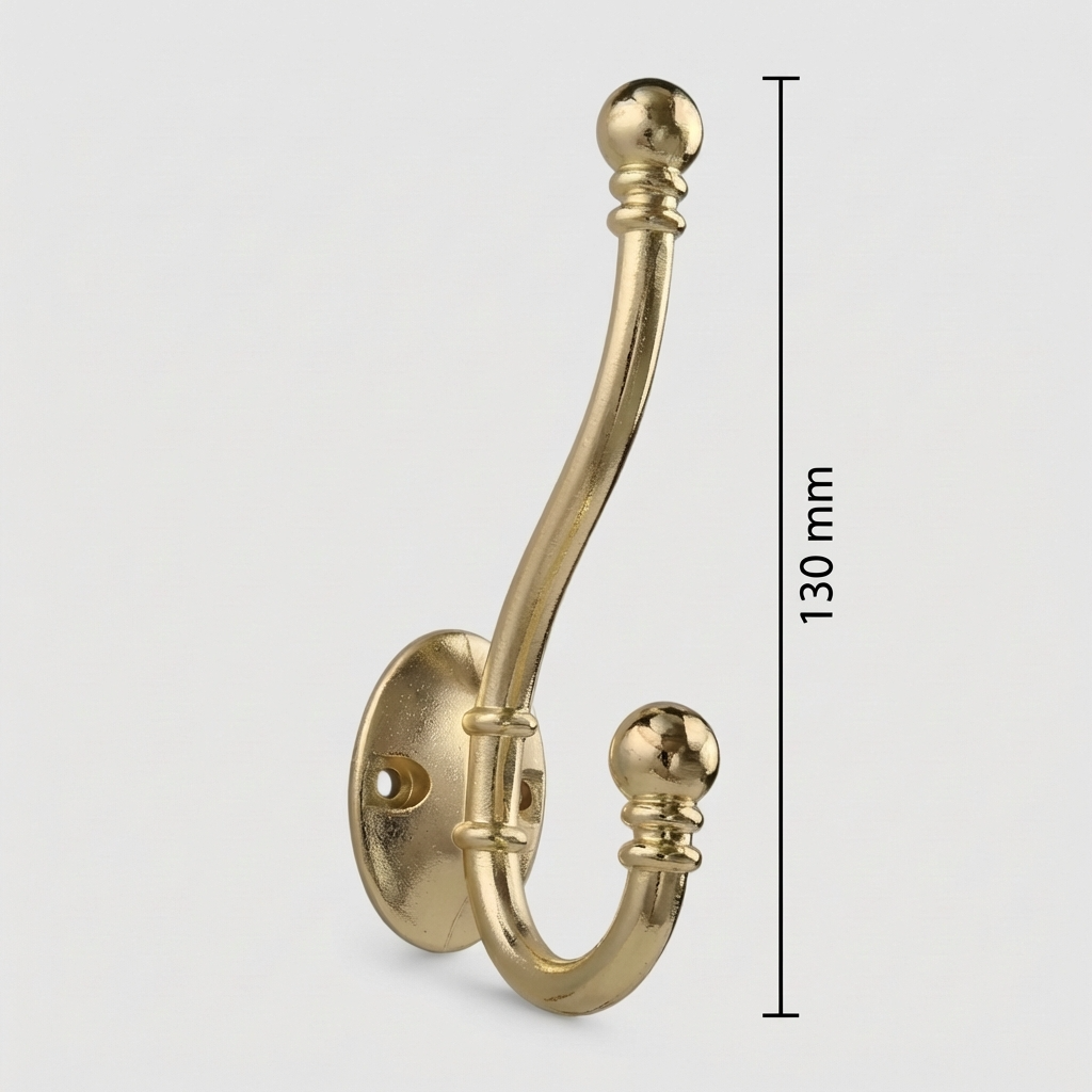 Porte Manteau Patere Crochet ancien or