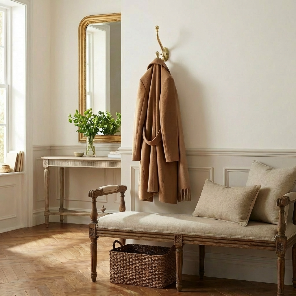 Porte Manteau Patere Crochet ancien or