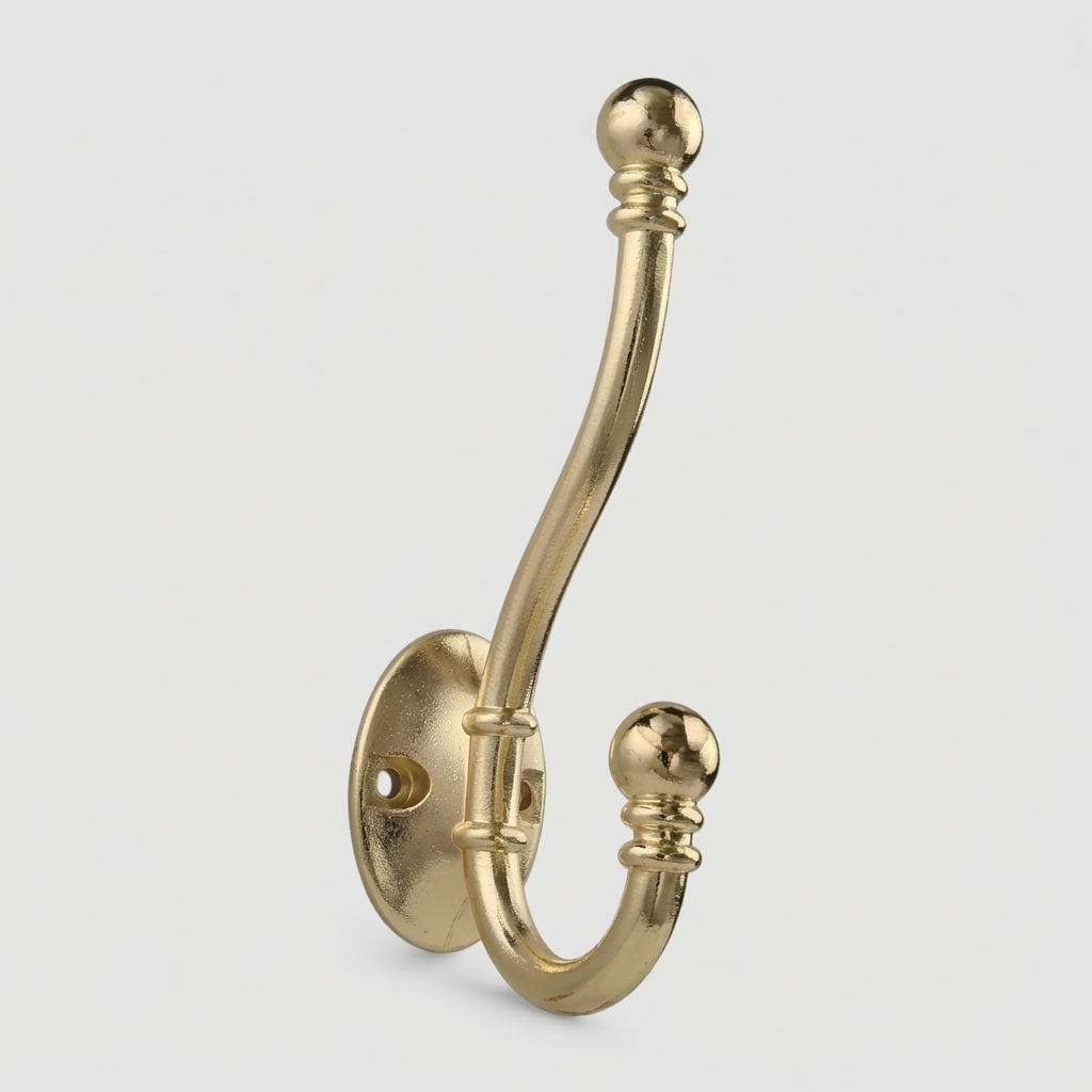 Porte Manteau Patere Crochet ancien or Image