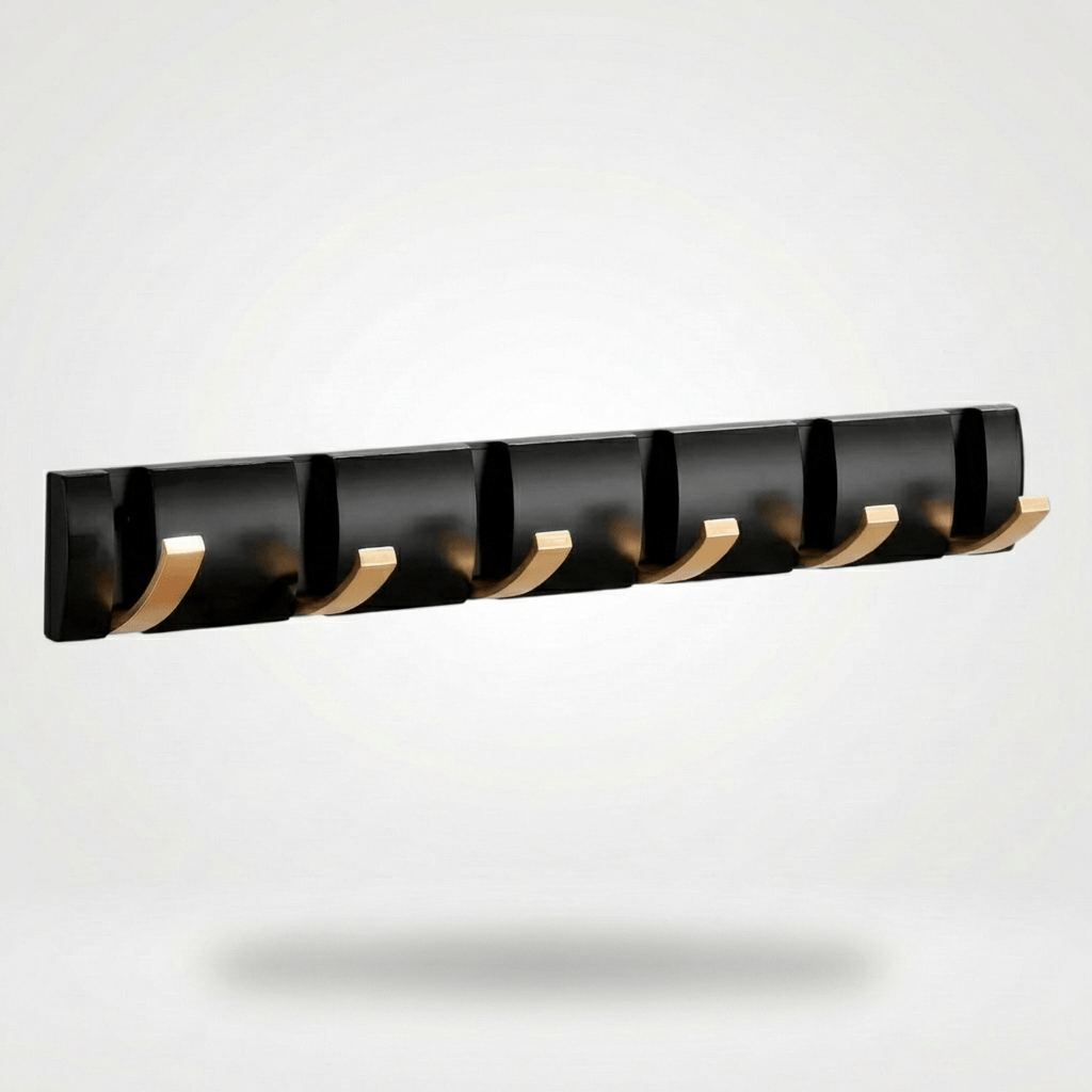 Porte Manteau salle de bain Modern noir