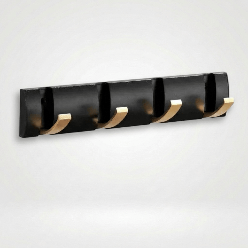 Porte Manteau salle de bain Petit Modern noir