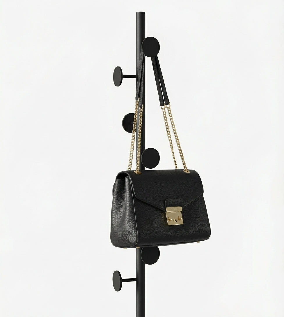 Porte Manteau sur Pied Champignon Noir