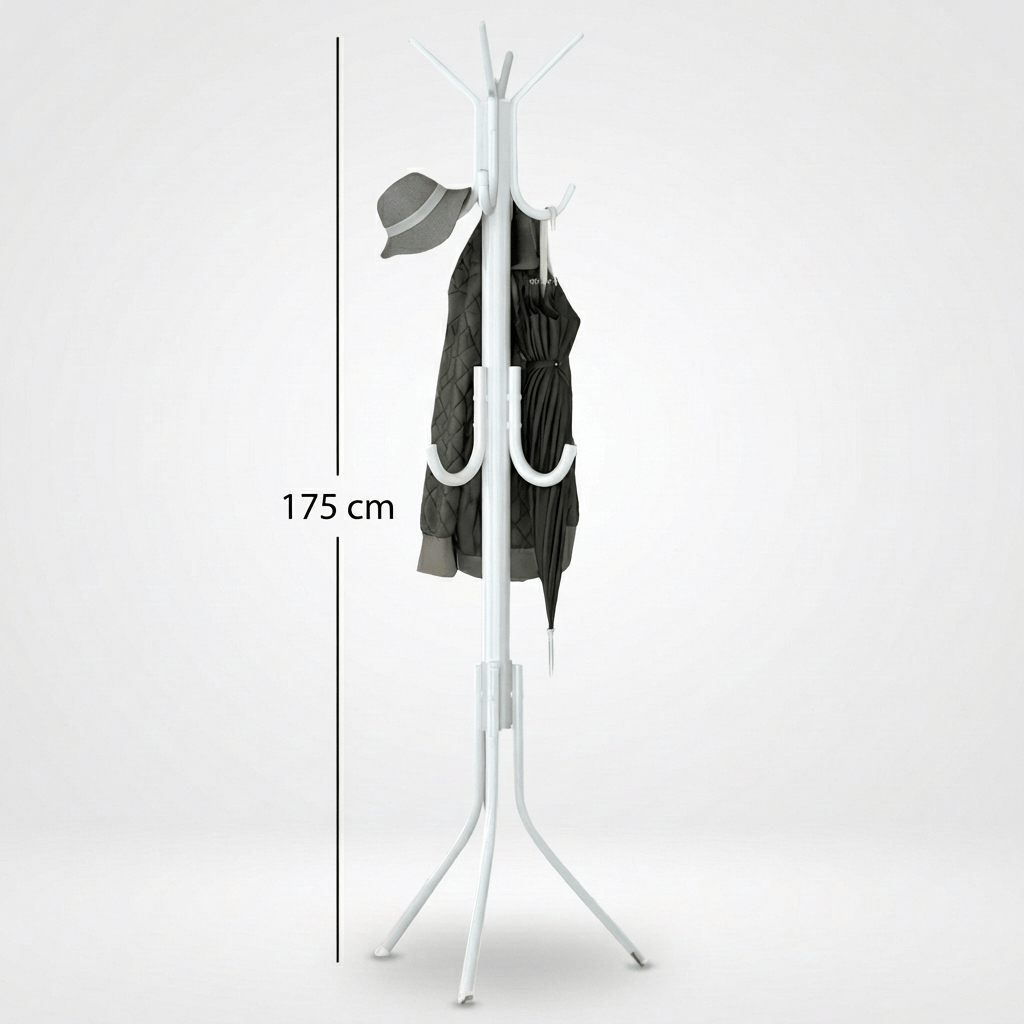 Porte Manteau sur Pied Perroquet blanc