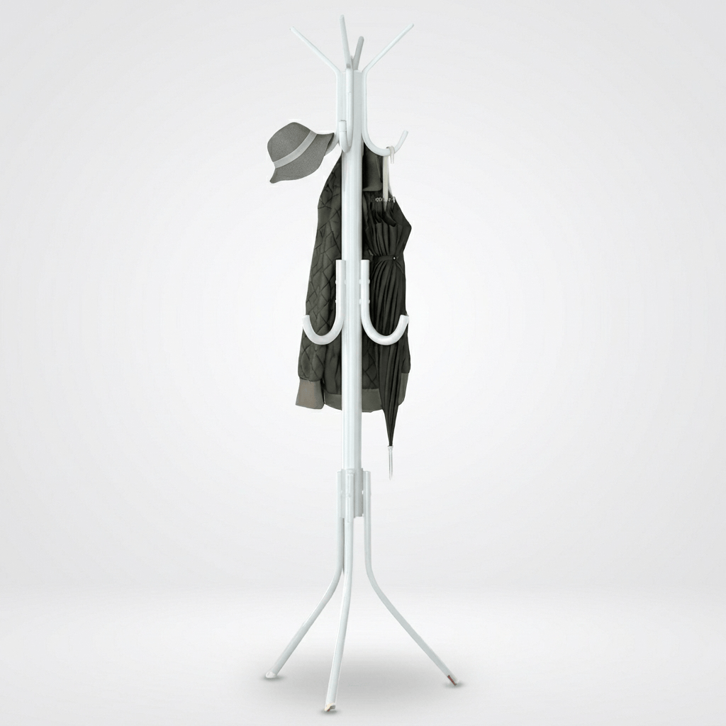 Porte Manteau sur Pied Perroquet blanc