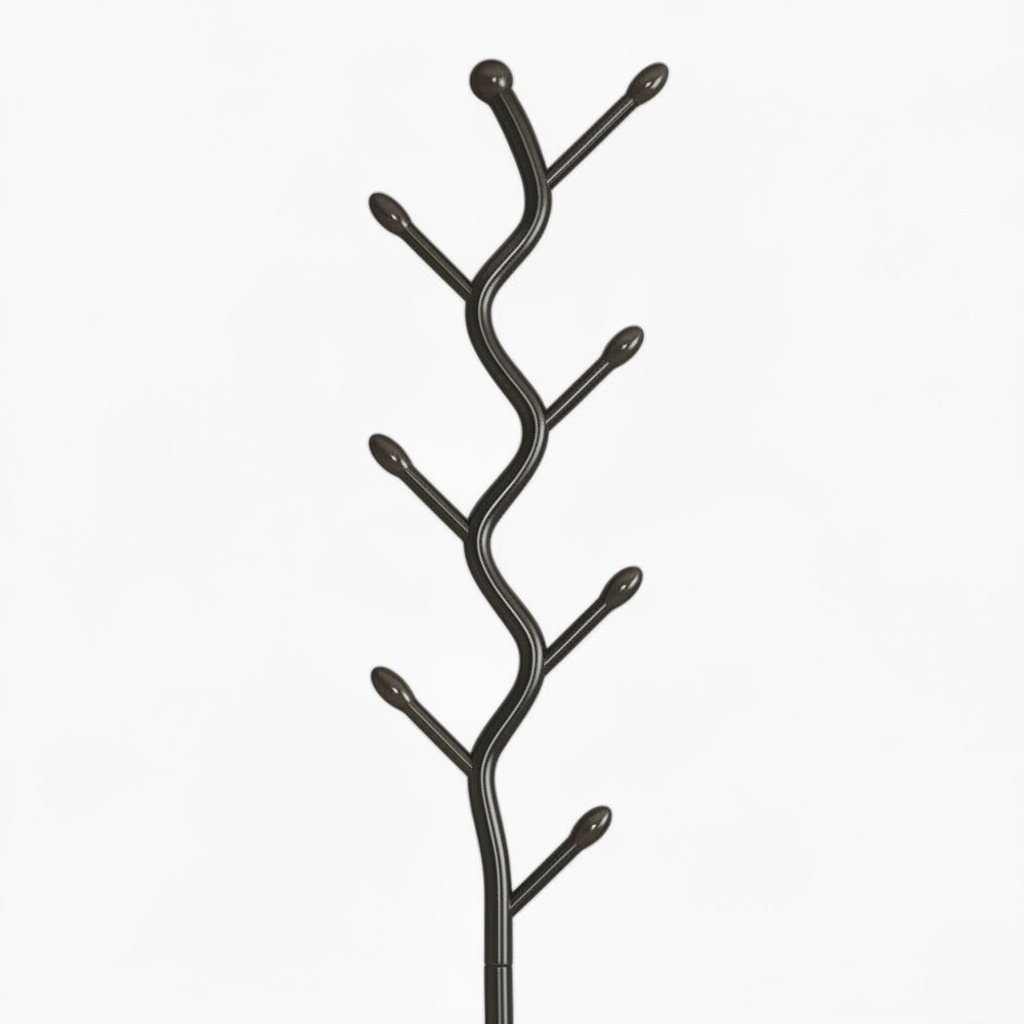 Porte Manteau sur Pied Rangement bas noir